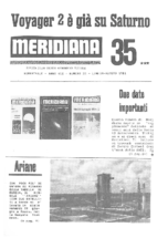 Meridiana N. 35 (luglio-agosto 1981)