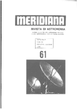 Meridiana N. 61 (novembre-dicembre 1985)